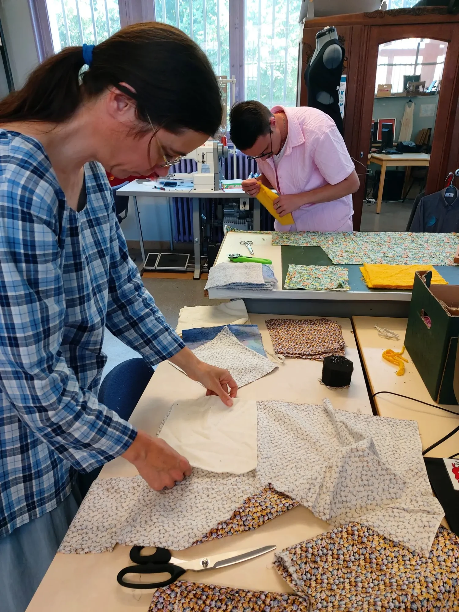 Création de lavettes avec le Fablab de Luxeuil